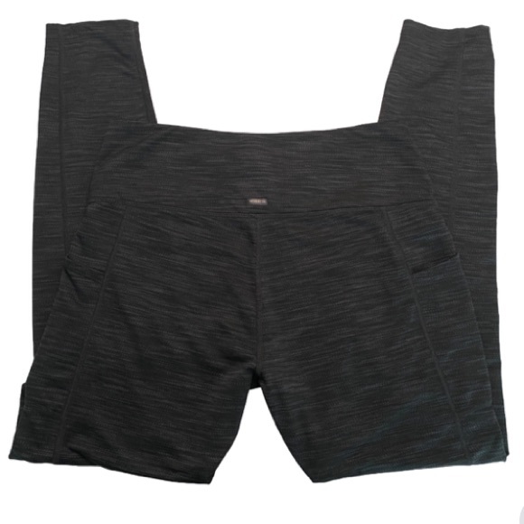 Mondetta performance + Luxury Heather Black Workout/Leggings Women’s Medium - Picture 3 of 9